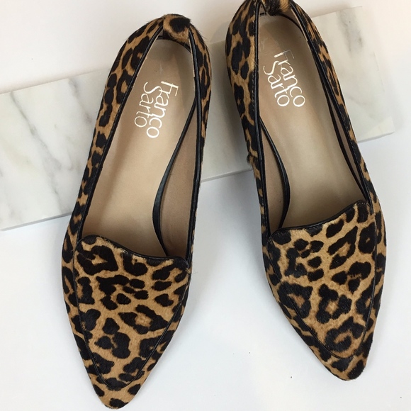 franco sarto calf hair flats